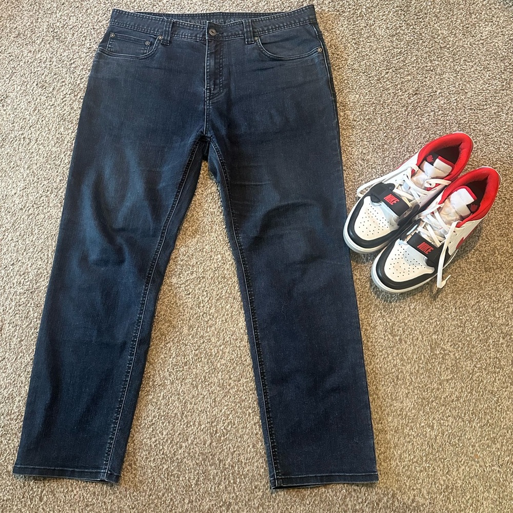 Men’s Prana Dark Wash Jeans - Picture 1 of 4